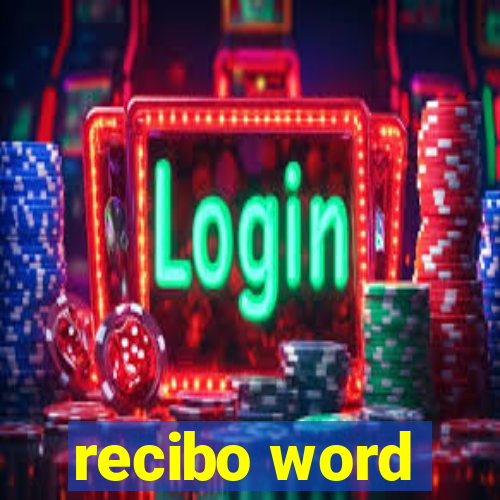 recibo word